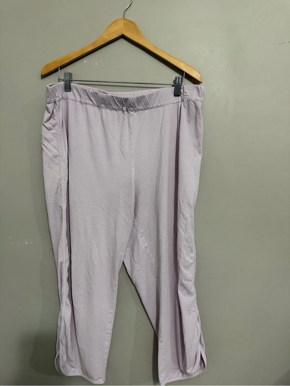 J Jill Sleep 100% Cotton pull on cropped elastic waist lounge pants size large